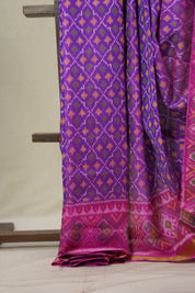 Purple  Rajkot Patola Silk Saree - SRPRPSS580