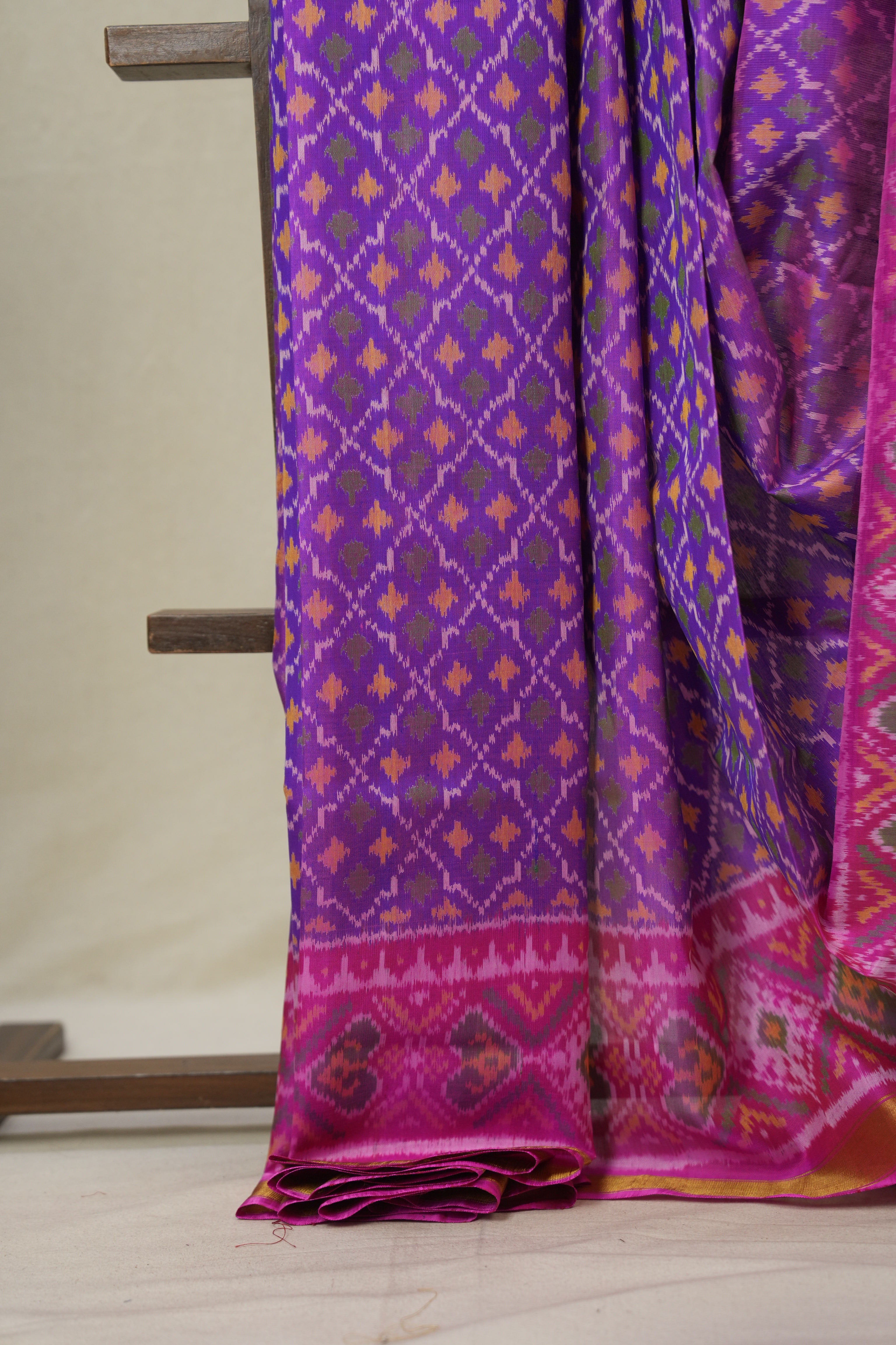 Purple  Rajkot Patola Silk Saree - SRPRPSS580