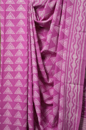 Pink HBP Cotton Saree - SRPCS3137