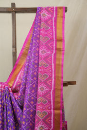 Purple  Rajkot Patola Silk Saree - SRPRPSS580