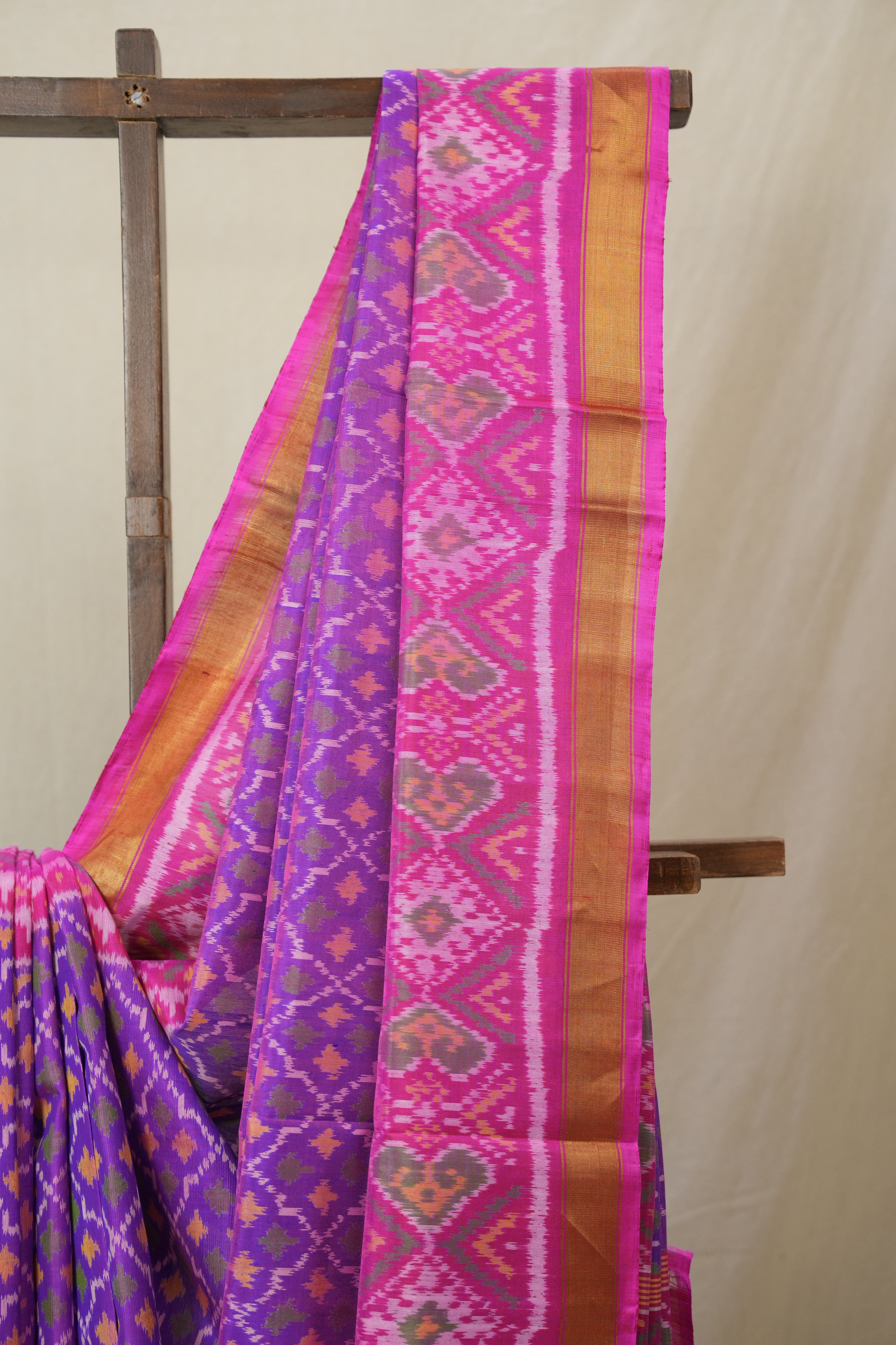 Purple  Rajkot Patola Silk Saree - SRPRPSS580