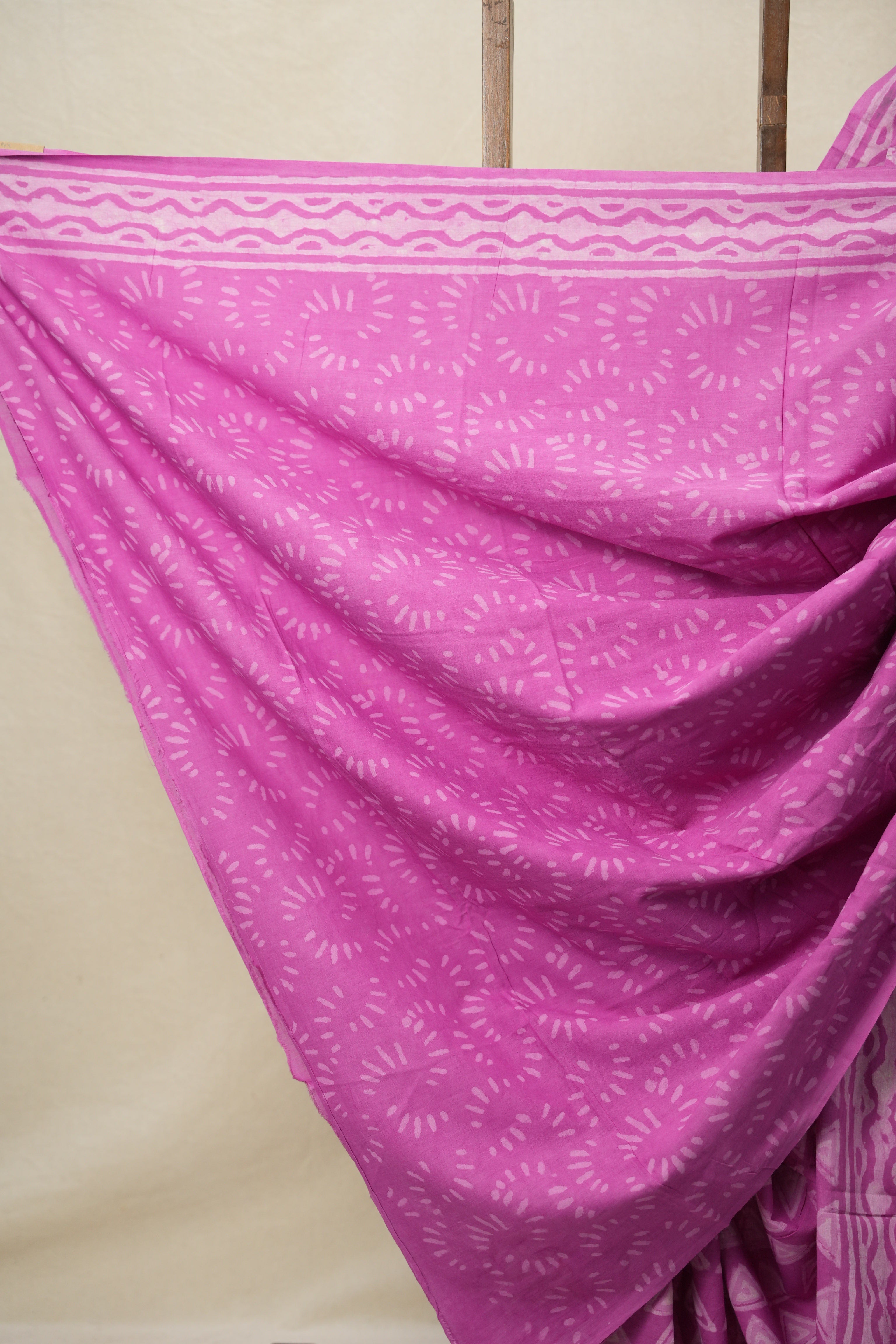Pink HBP Cotton Saree - SRPCS3137