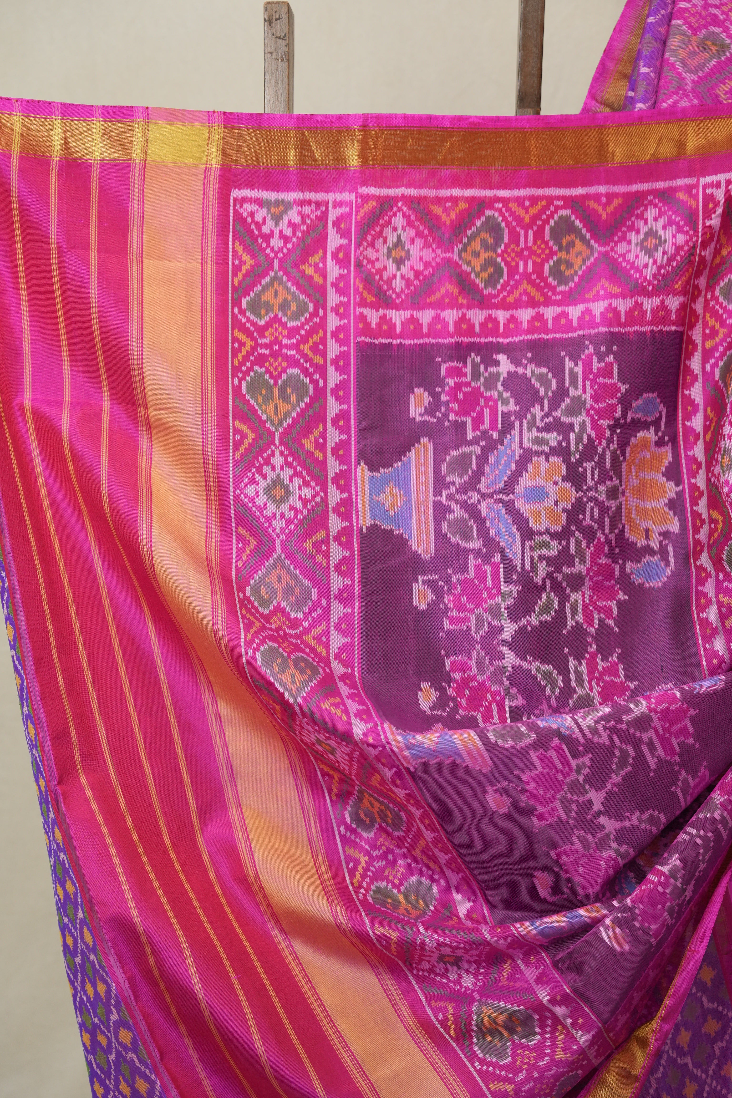 Purple  Rajkot Patola Silk Saree - SRPRPSS580