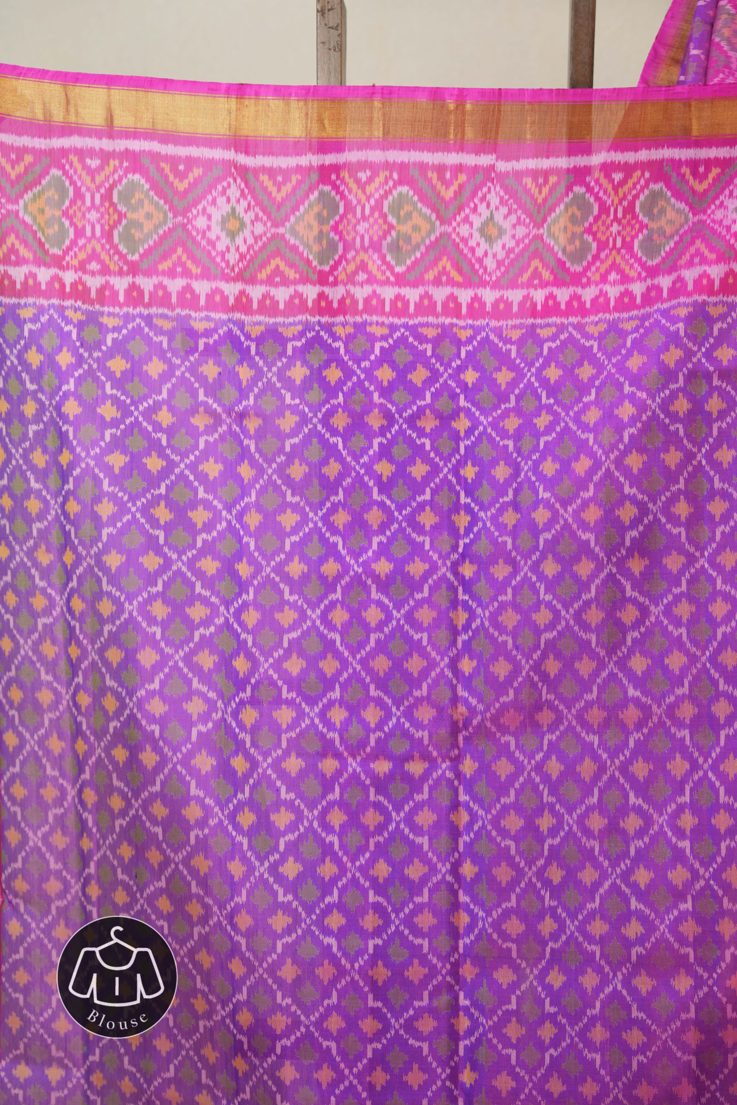 Purple  Rajkot Patola Silk Saree - SRPRPSS580
