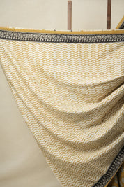 Dark Mustard HBP Cotton Saree - SRDMCS3134