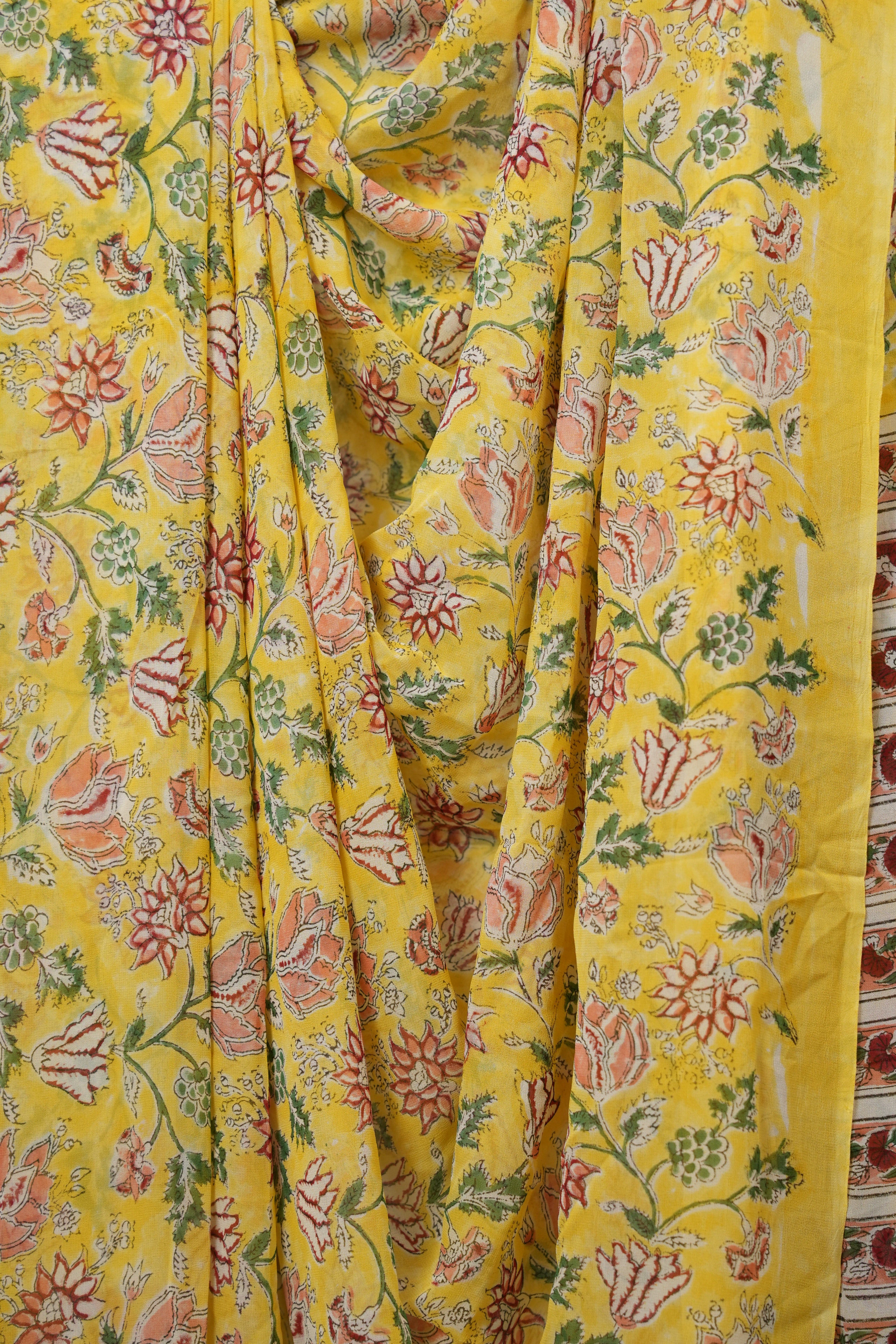 Yellow HBP Georgette - SRYHGS32
