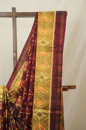 Maroon Rajkot Patola Silk Saree - SRMRPSS584