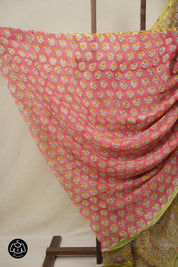 Mint Green HBP Chiffon Saree - SRMGHGS19