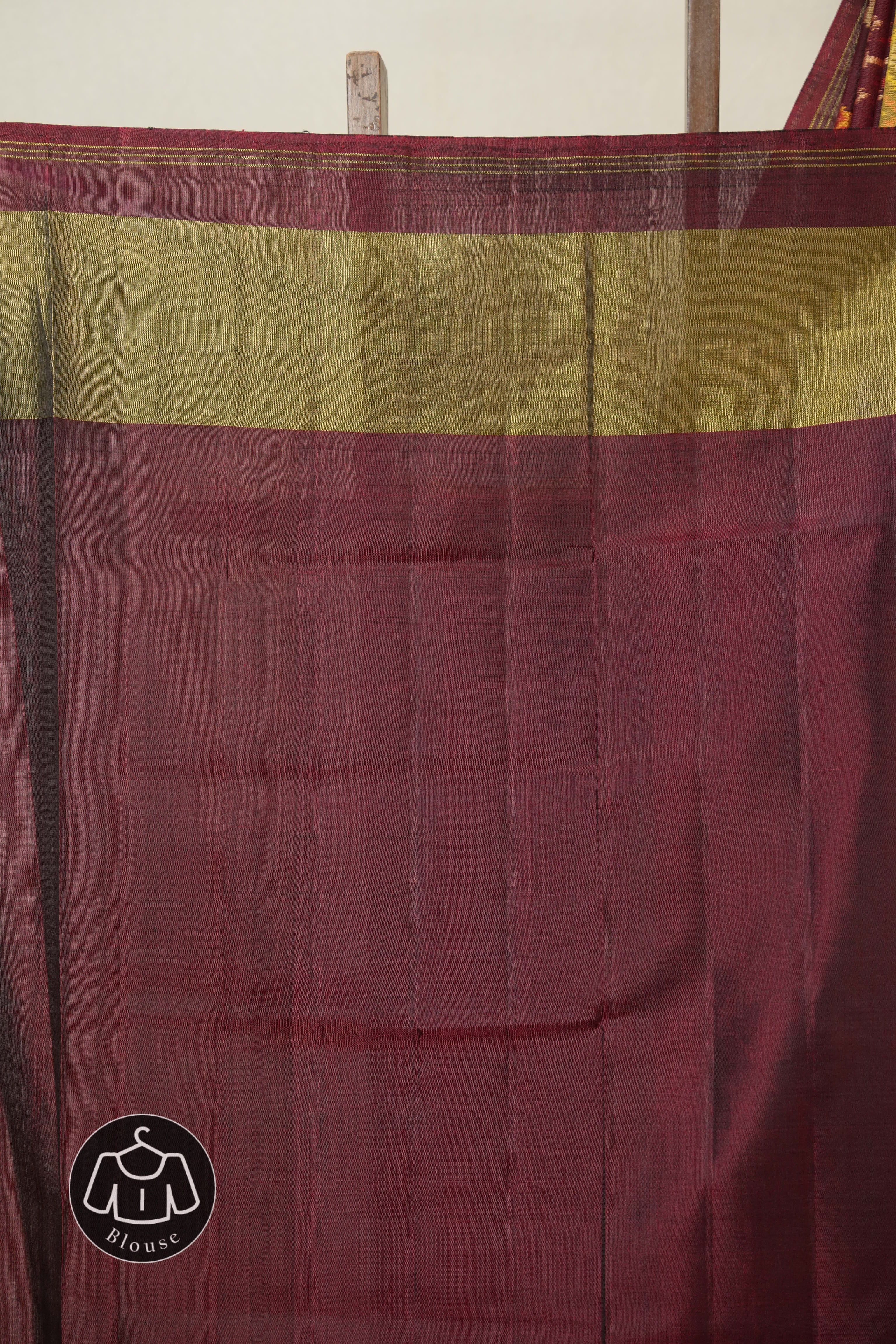 Maroon Rajkot Patola Silk Saree - SRMRPSS584