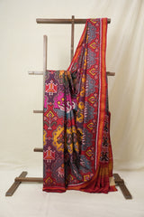 Red Rajkot Patola Silk Saree - SRRRPSS585