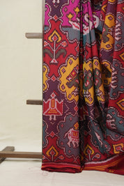 Red Rajkot Patola Silk Saree - SRRRPSS585