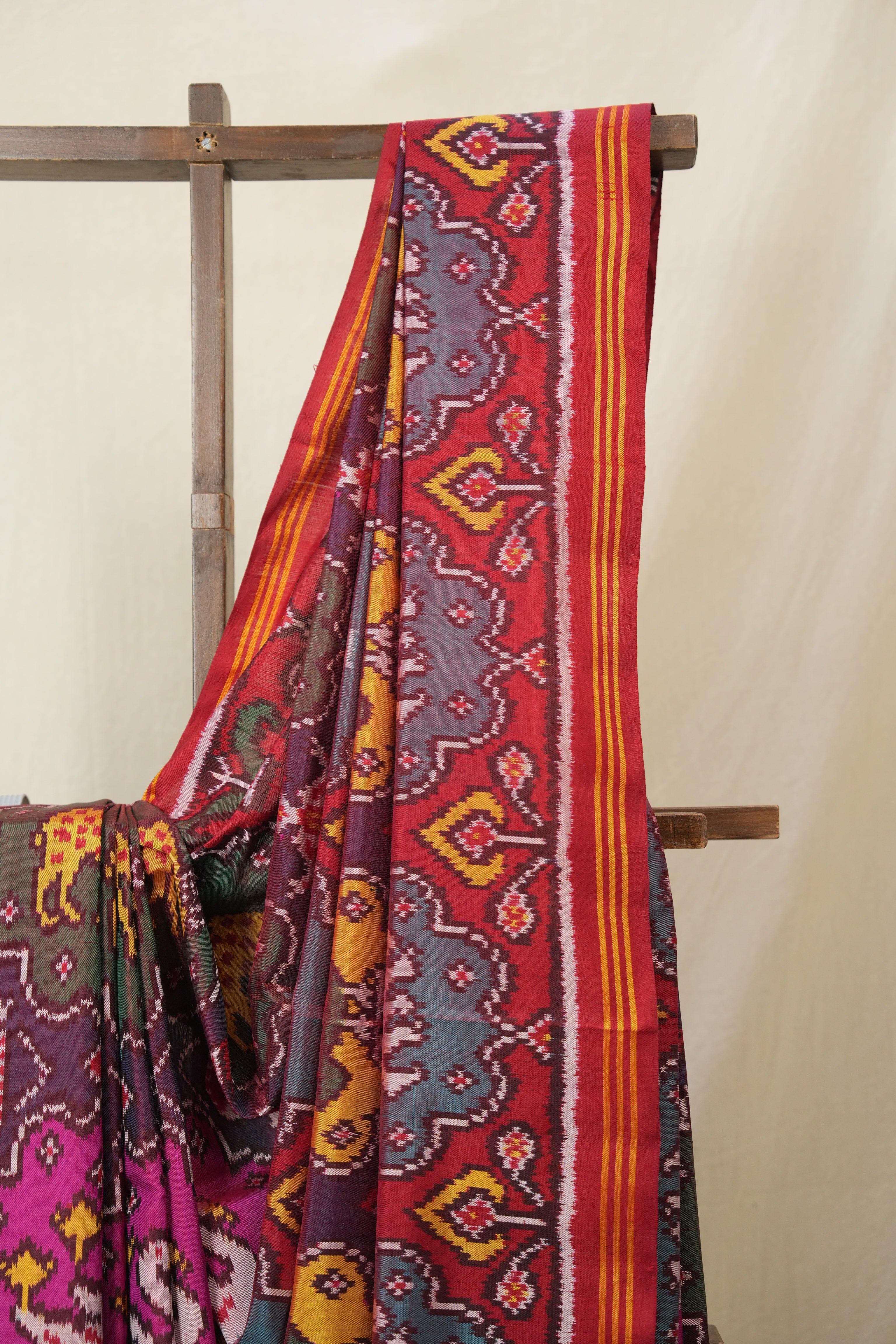 Red Rajkot Patola Silk Saree - SRRRPSS585