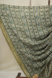 Olive Green HBP Georgette - SROGHGS40