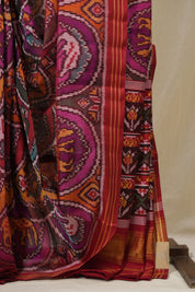 MultiColour Rajkot Patola Silk Saree - SRMCRPSS581