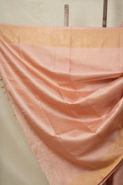 Rose Pink Tussar Silk Saree - SRRPTSS1754
