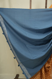 Orange HBP Cotton Saree - SROCS3470