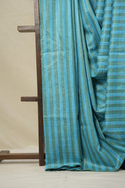 Sea Blue Tussar Silk Saree - SRSBTSS1753