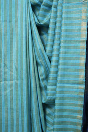 Sea Blue Tussar Silk Saree - SRSBTSS1753