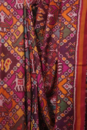 Red Rajkot Patola Silk Saree - SRRRPSS586