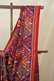 Red Rajkot Patola Silk Saree - SRRRPSS586