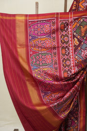 Red Rajkot Patola Silk Saree - SRRRPSS586