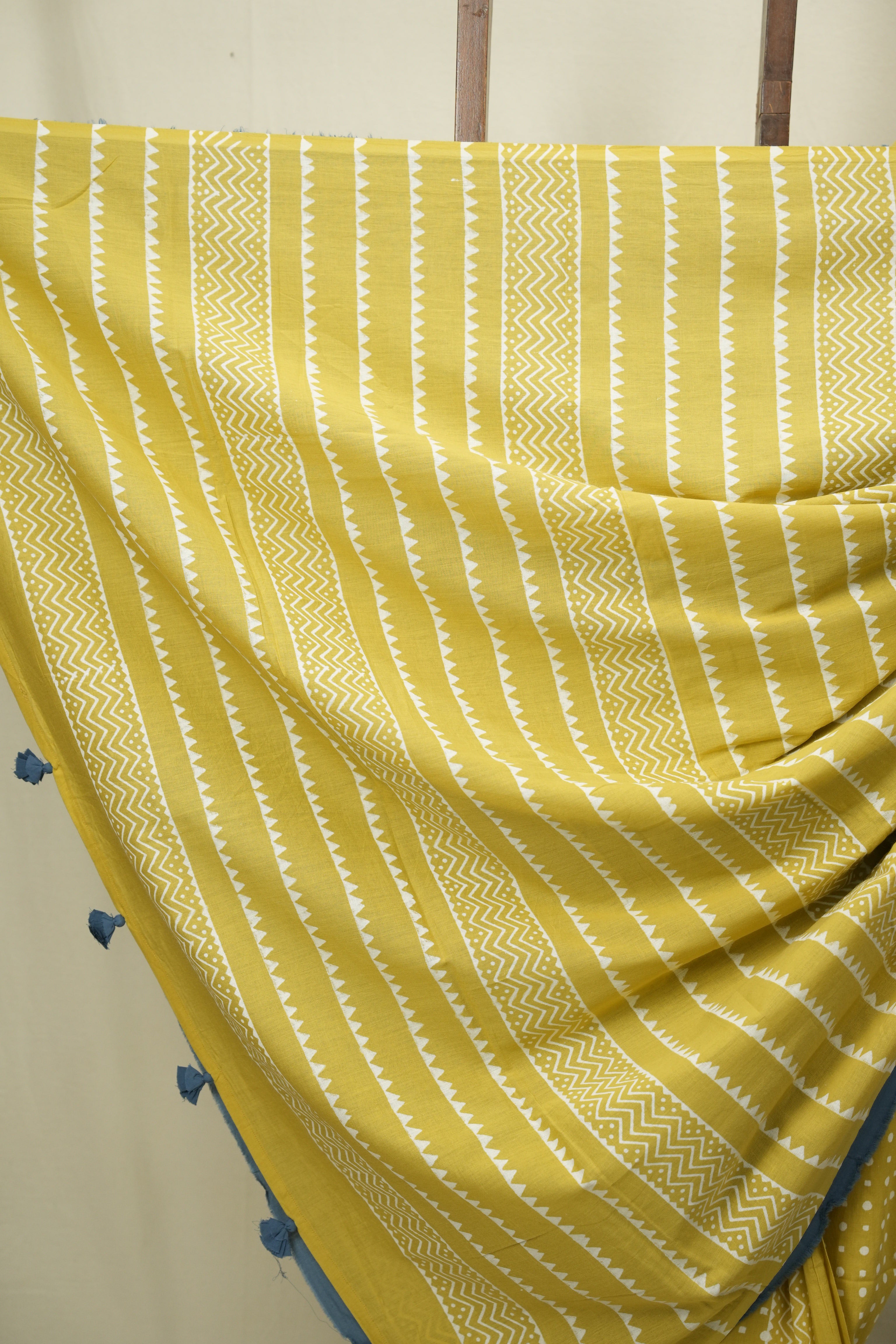 Light Yellow HBP Cotton Saree - SRLYCS3479