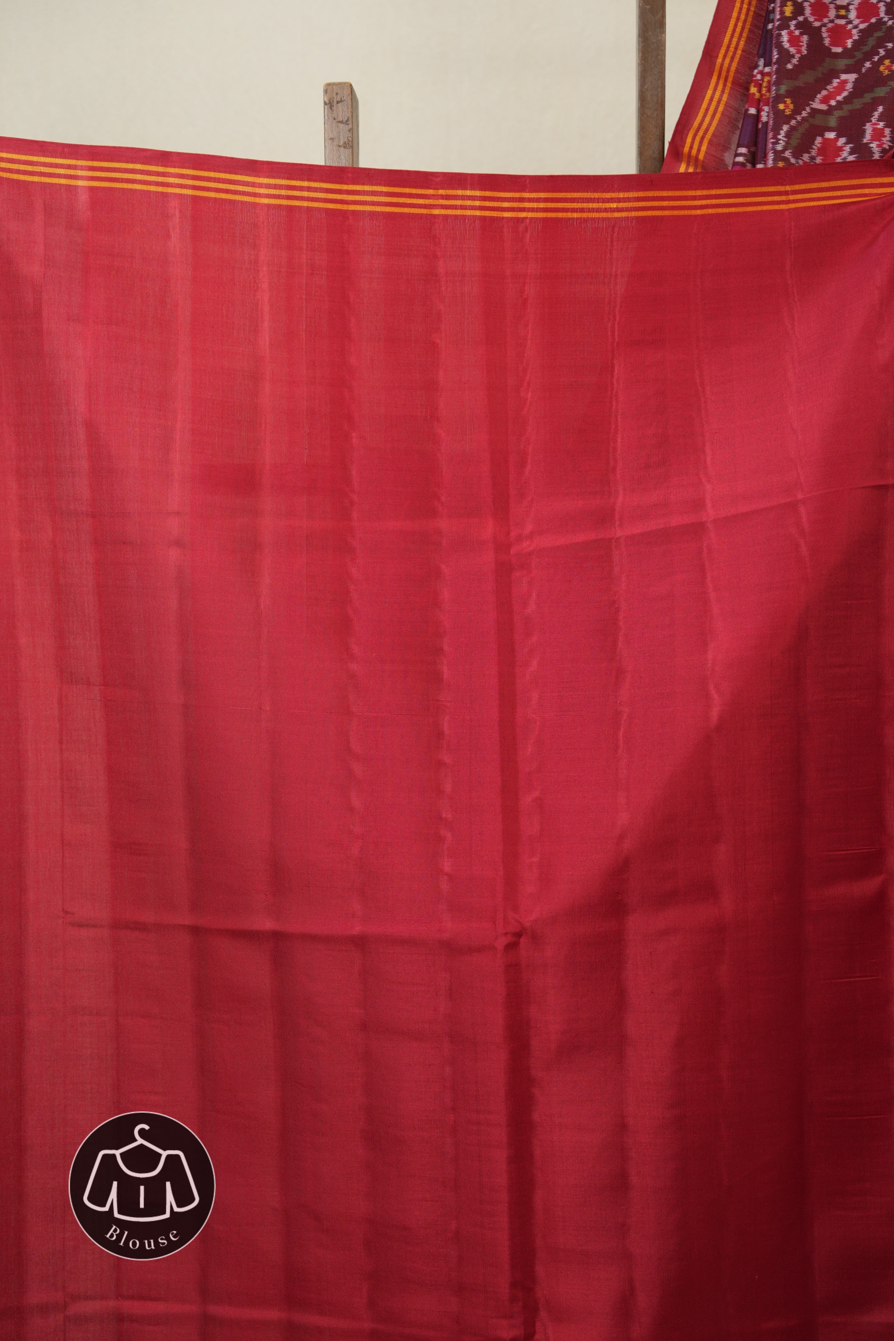 Marron Rajkot Patola Silk Saree - SRMRPSS587