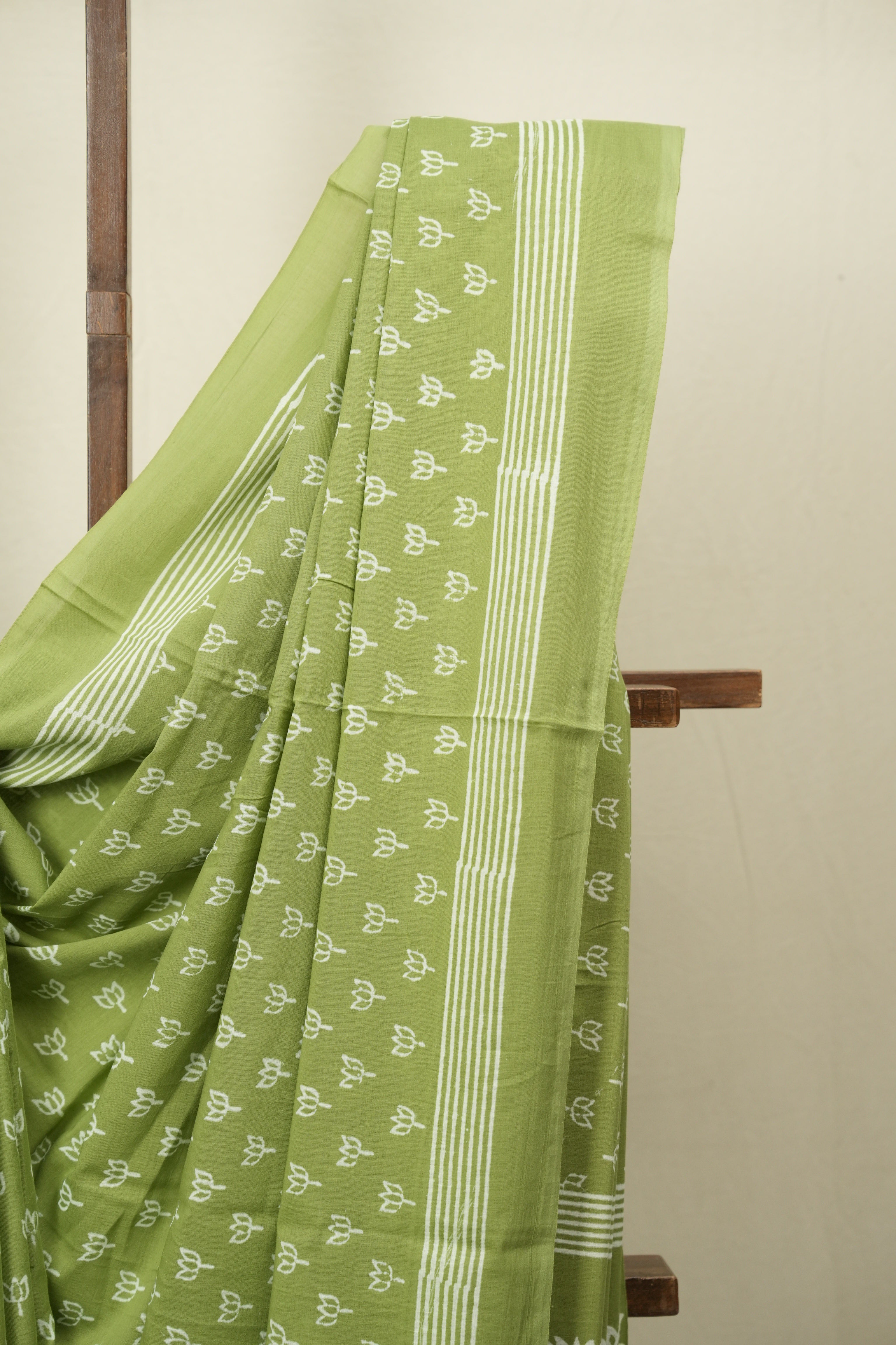 Pista HBP Cotton Saree - SRPCS3476