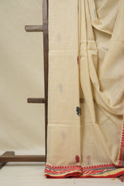 Peach Bengal Cotton Saree - SRPBCS121