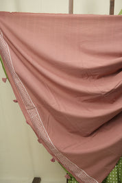 Pista HBP Cotton Saree - SRPCS3478