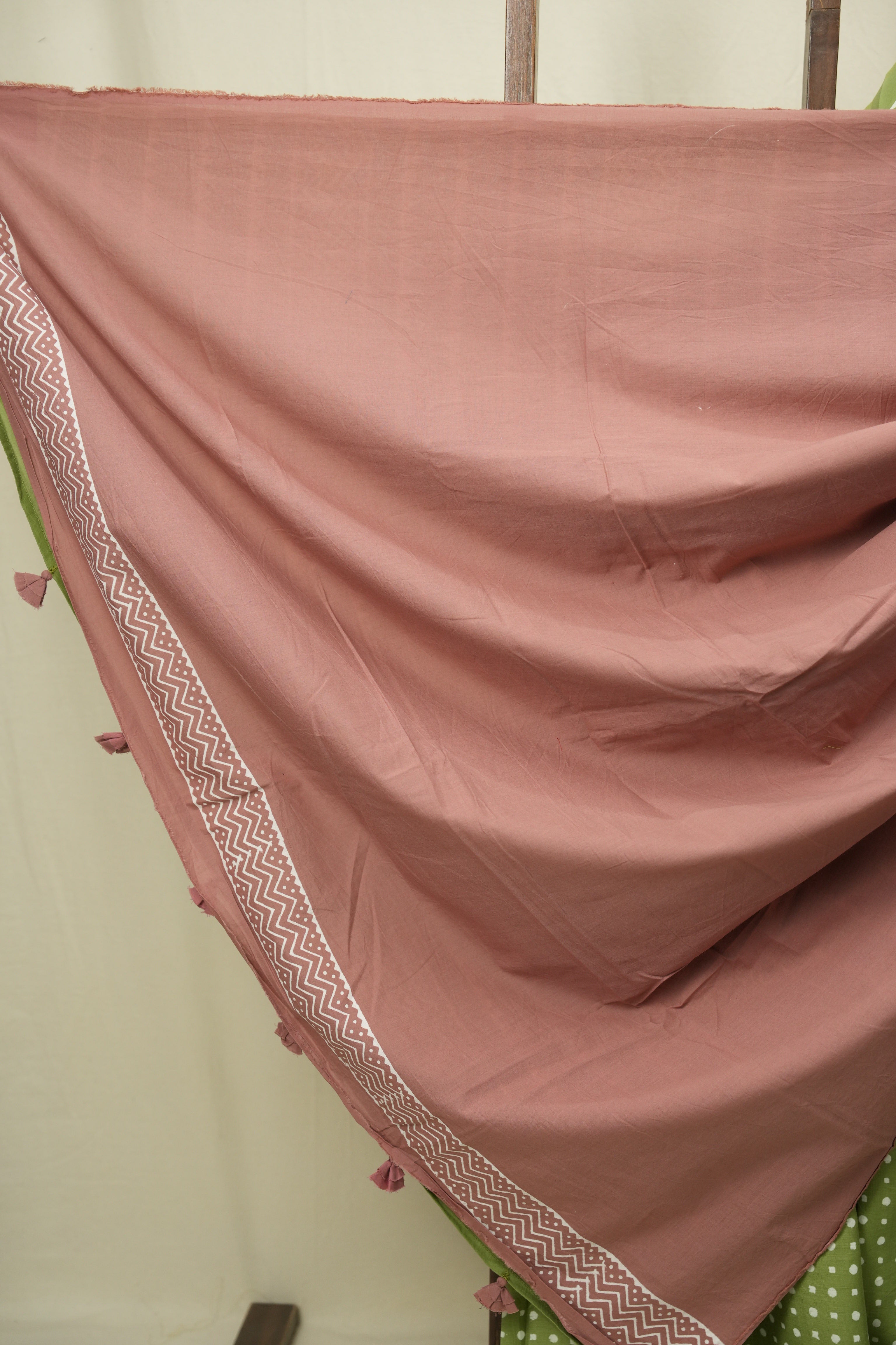 Pista HBP Cotton Saree - SRPCS3478