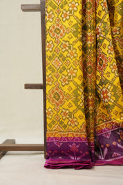 Yellow Rajkot Patola Silk Saree - SRYRPSS590