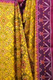 Yellow Rajkot Patola Silk Saree - SRYRPSS590