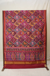 Red Rajkot Patola Silk Saree - SRRRPSS586