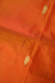 Two Tone Orange Silk Paithani Saree - SRTTOSPS60-PI
