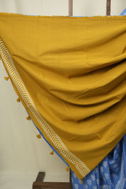 Blue HBP Cotton Saree - SRBCS3487