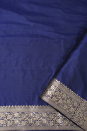 Royal Blue Banarasi Silk Saree - Saavari - SSRBBSS80