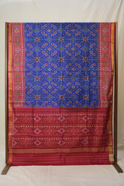 Blue Rajkot Patola Silk Saree - SRBRPSS578