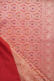 Multicolor Banarasi Silk Saree - Saavari - SSMBSS53