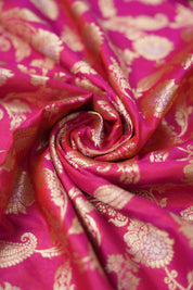 Pink Banarasi Silk Saree - Saavari - SSPBSS56