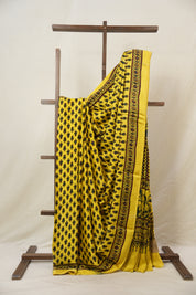 Yellow HBP Modal Silk Saree - SRYMSS527