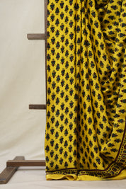 Yellow HBP Modal Silk Saree - SRYMSS527