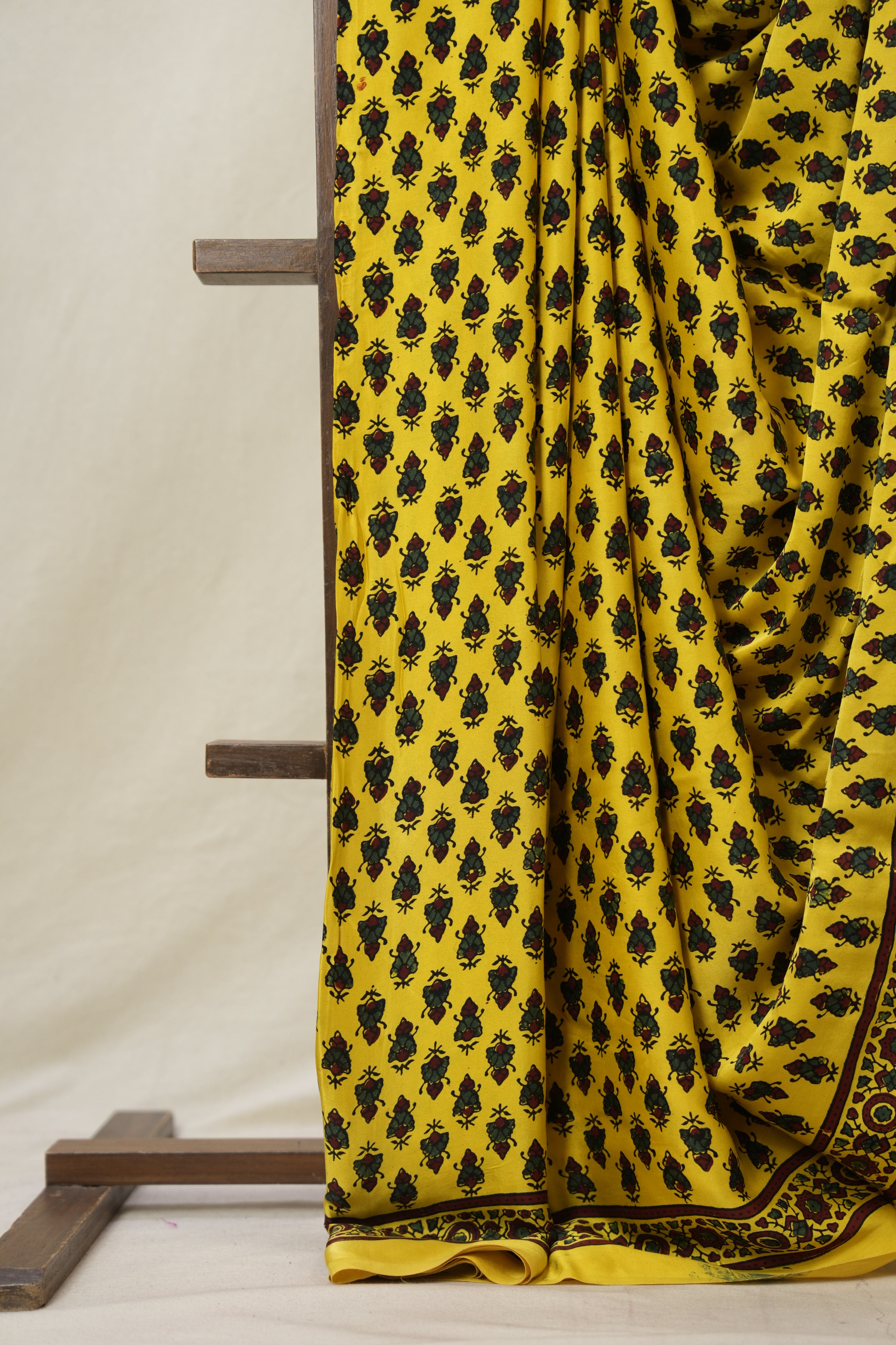 Yellow HBP Modal Silk Saree - SRYMSS527