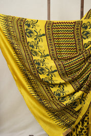 Yellow HBP Modal Silk Saree - SRYMSS527