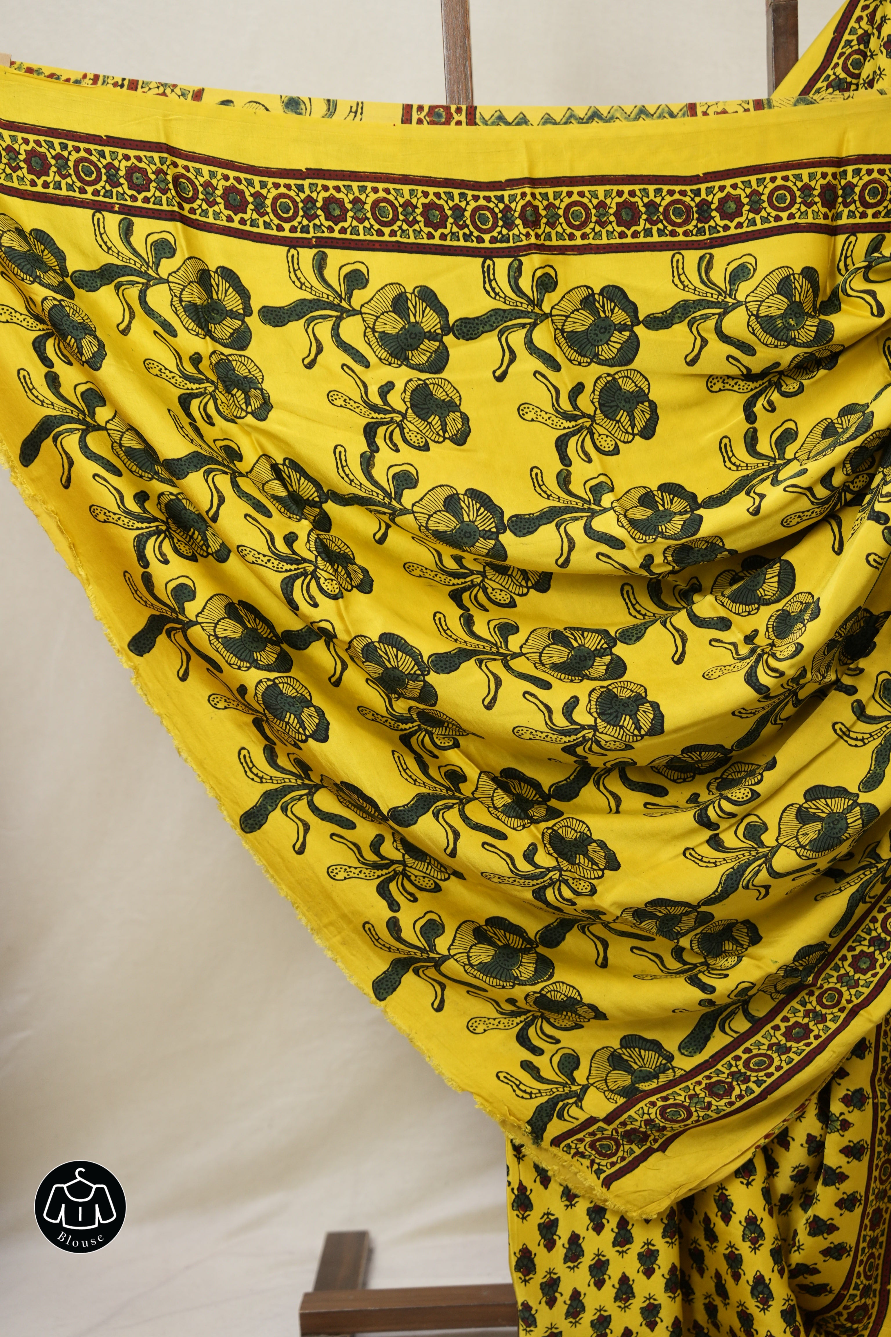 Yellow HBP Modal Silk Saree - SRYMSS527