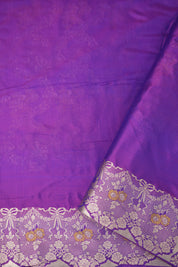 Two Tone Purple Banarasi Silk Saree - Saavari - SSTTPBSS68