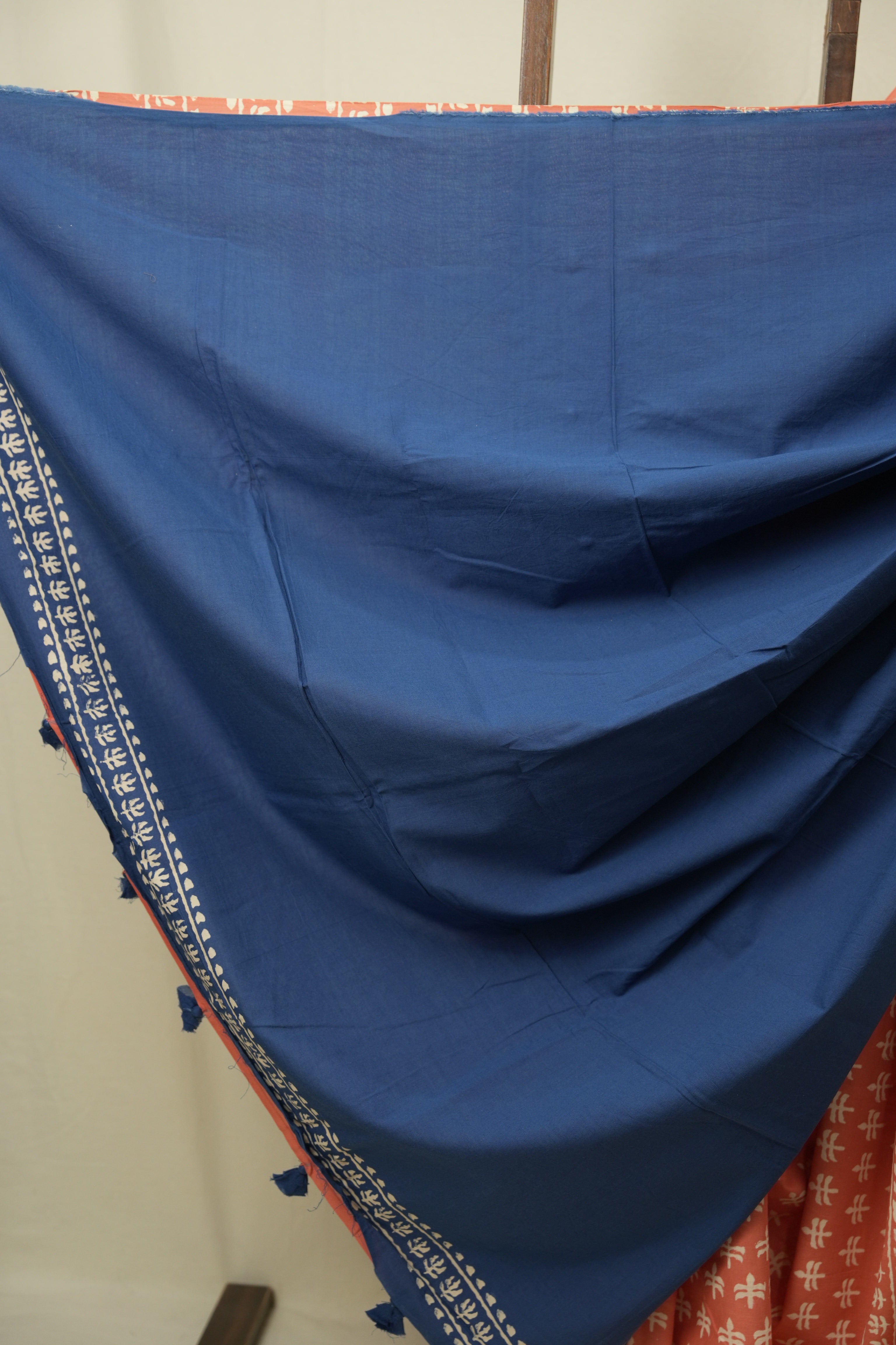 Peach HBP Cotton Saree - SRPCS3483