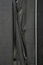 Black Big Checks Cotton Patteda Anchu Saree - SRBPAS329