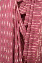 Pink HBP Cotton Saree - SRPCS3480