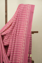 Pink HBP Cotton Saree - SRPCS3480